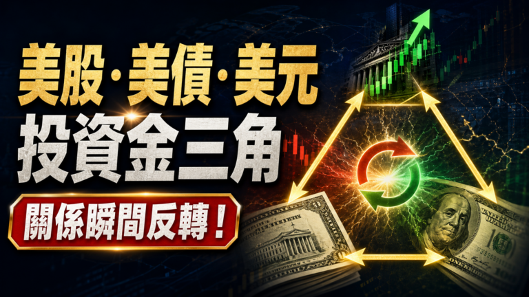 「美股、美債、美元」投資必知金三角，這個金融事件超重要，3者關係瞬間反轉！
