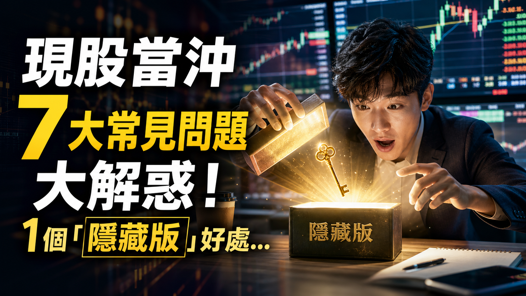 現股當沖７大常見問題 大解惑！專家建議：還沒開戶的人 都去開！因為 有 1 個「隱藏版」好處…