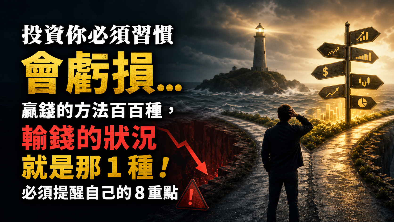 投資你必須習慣會虧損…贏錢的方法百百種，輸錢的狀況就是那 1 種！必須提醒自己的 8 重點