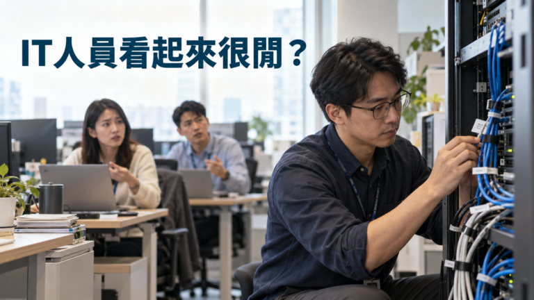 IT人員看起來很閒？網路一斷，全公司怎麼又只找他？