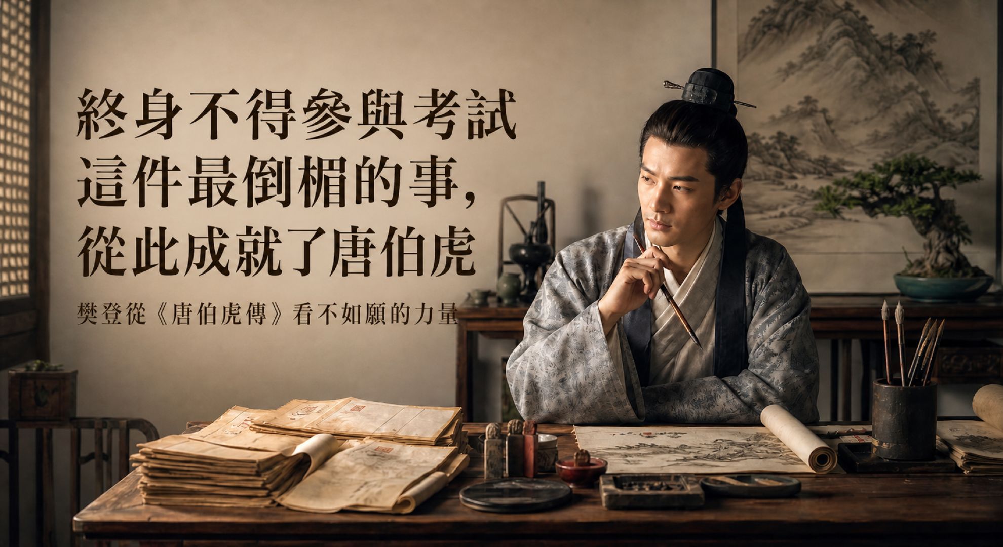 樊登說書,失敗的力量,唐伯虎