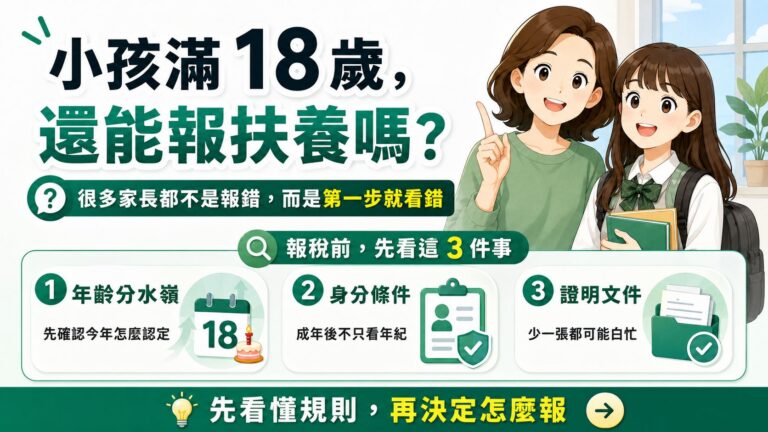 子女長大打工收入，要獨立報稅嗎? 2026子女扶養 34 萬試算哪種省更多