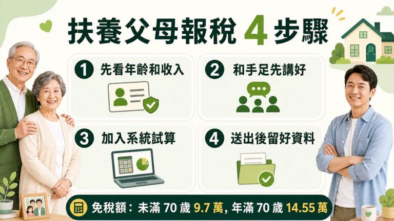 2026 扶養父母報稅全解析：漏看這筆「隱形成本」，稅金直接三級跳