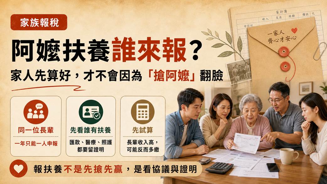 報稅變家族「搶阿嬤」戰爭！查系統：多報祖父母撫養稅金竟不減反增
