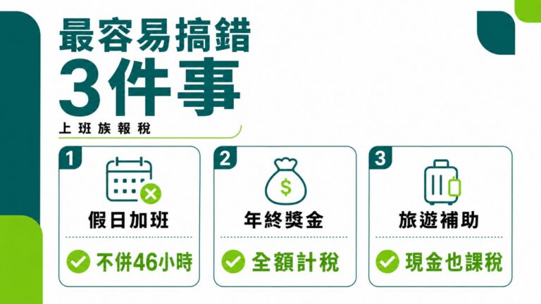 加班費不用繳稅? 2026 年終獎金、加班費、員工旅遊全攻略：3件事別搞錯
