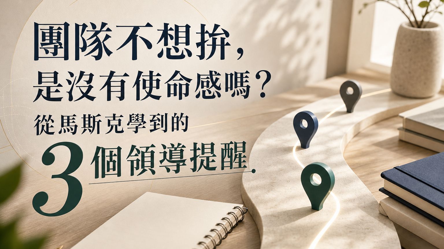 沒有團隊感？馬斯克領導啟示：員工不是不想拚，先檢查 3 個使命感失效訊號