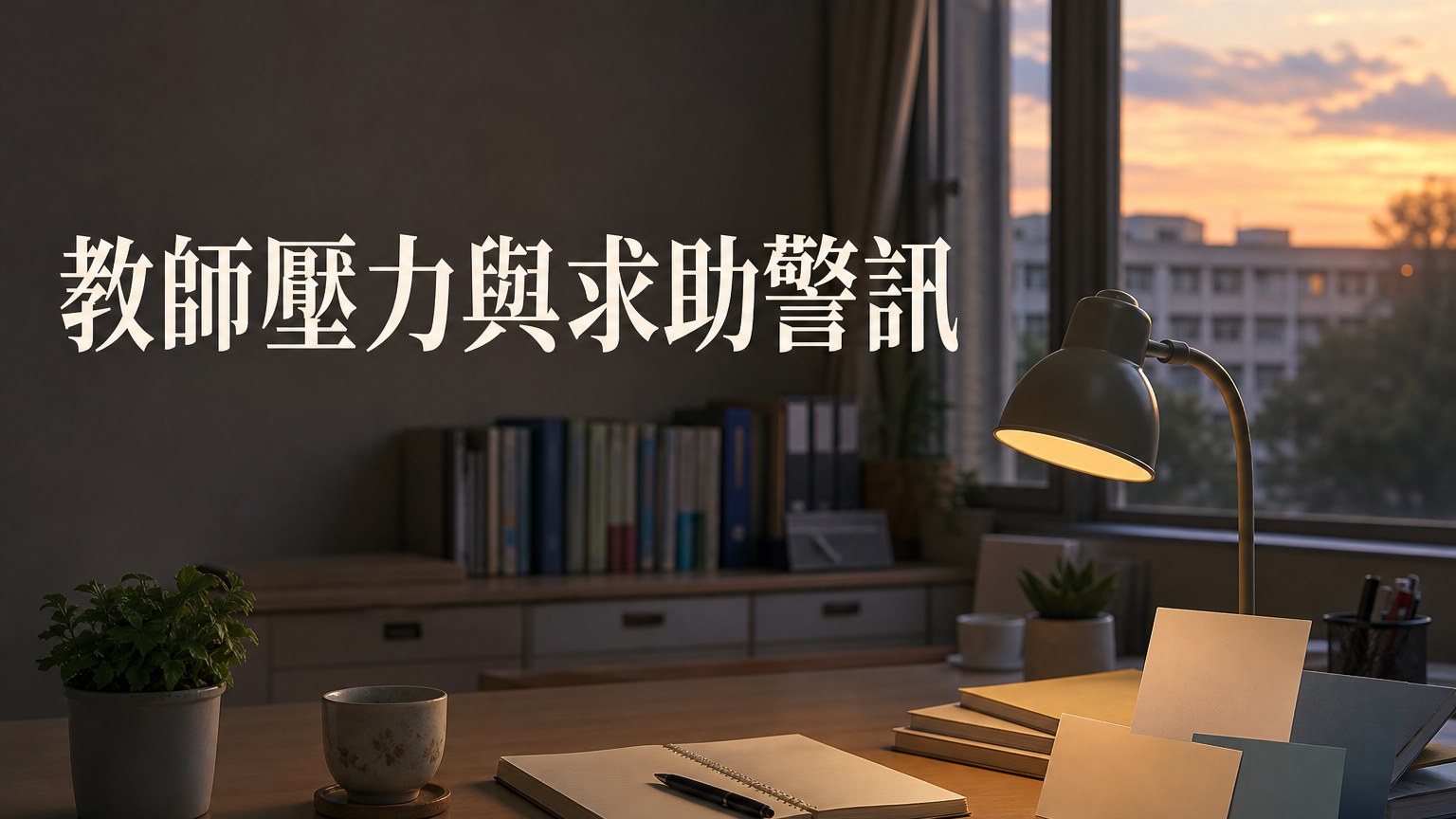 四維國小教師事件後，老師輕生新聞該提醒什麼？教師壓力、求助警訊和支持系統一次看懂