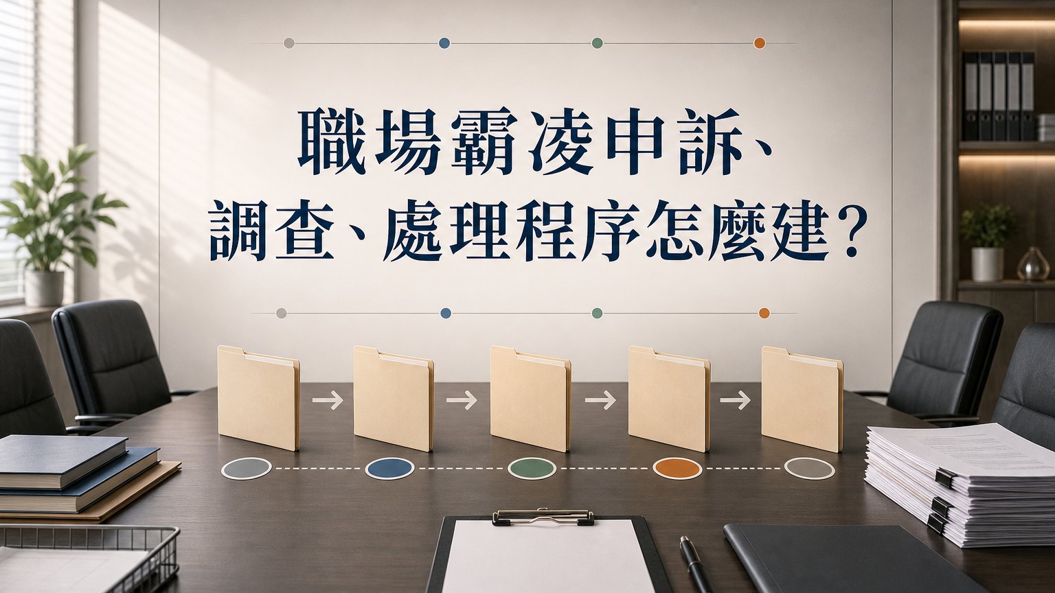 職場霸凌申訴、調查、處理程序怎麼建？HR 不能只靠人情協調