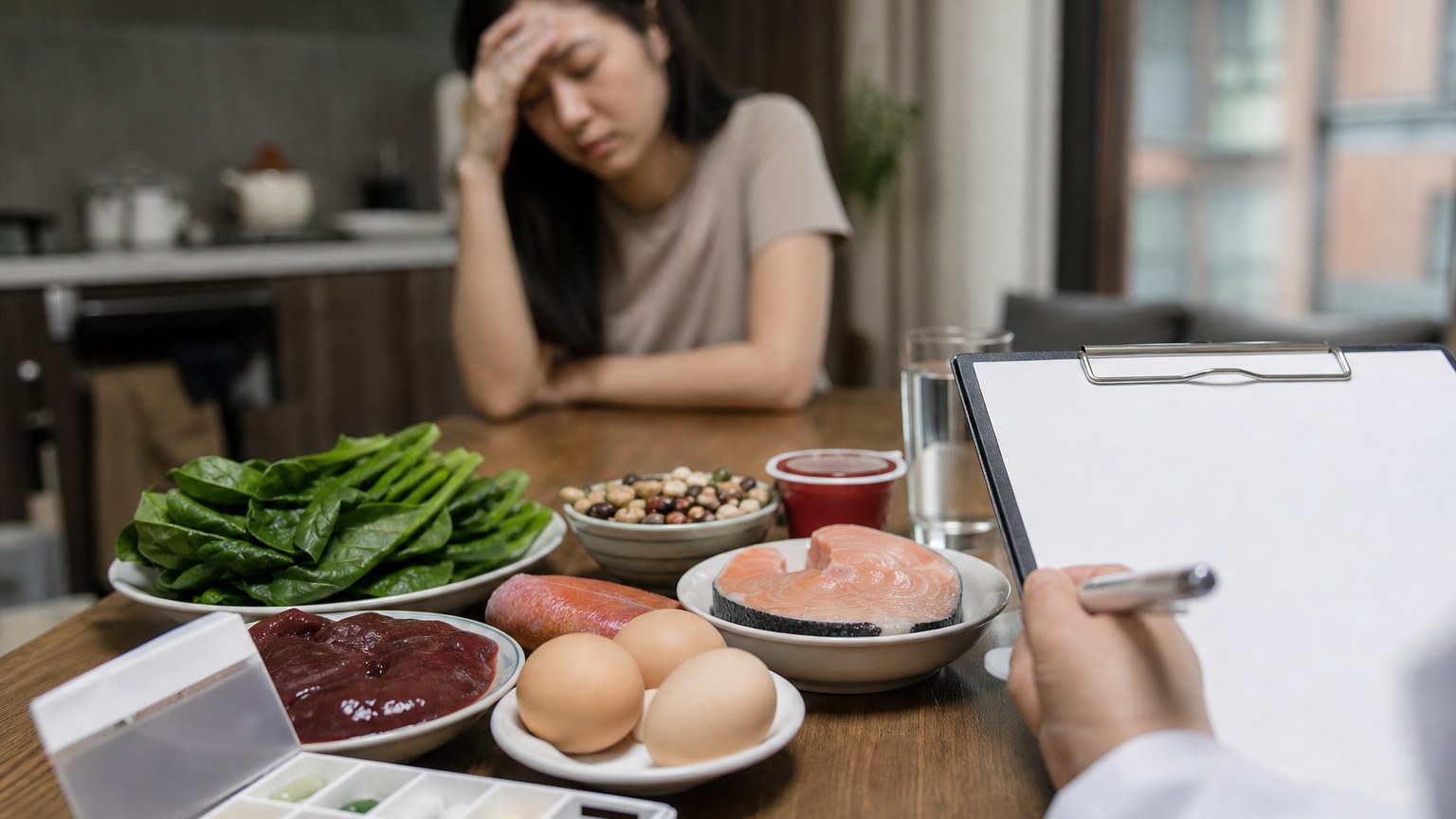 醫師敬告：脾氣差是缺鈣、易疲勞是缺鐵…教你正確補給8種超級營養素，不會動不動就貧血了！