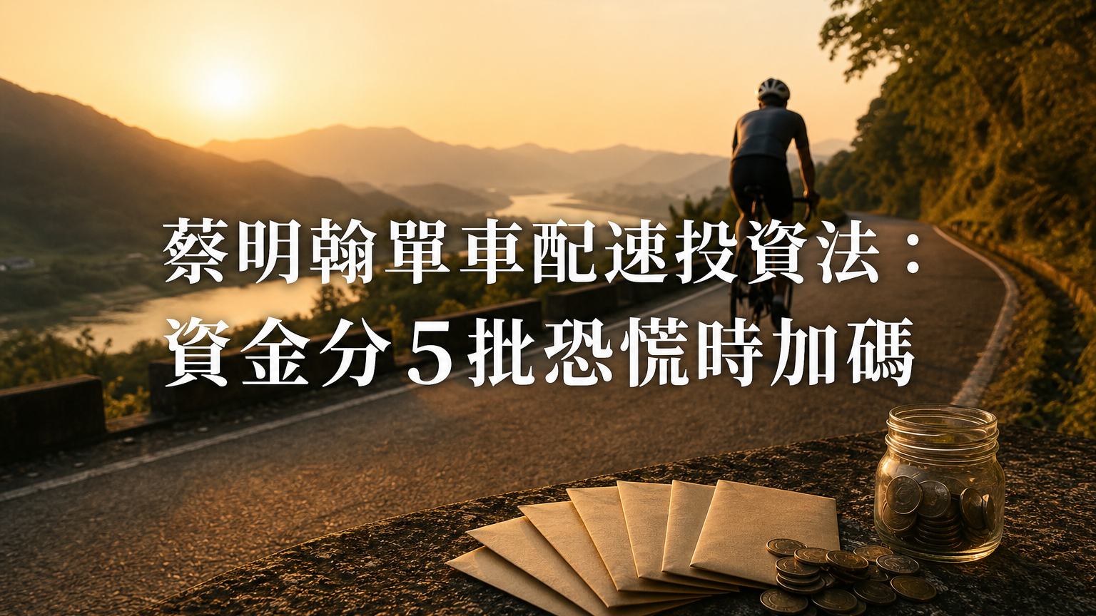 蔡明翰單車配速投資法：資金分5批恐慌時加碼
