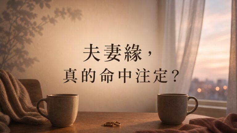 不經意看到…還真的不得不信，原來夫妻緣 早就命中注定了！