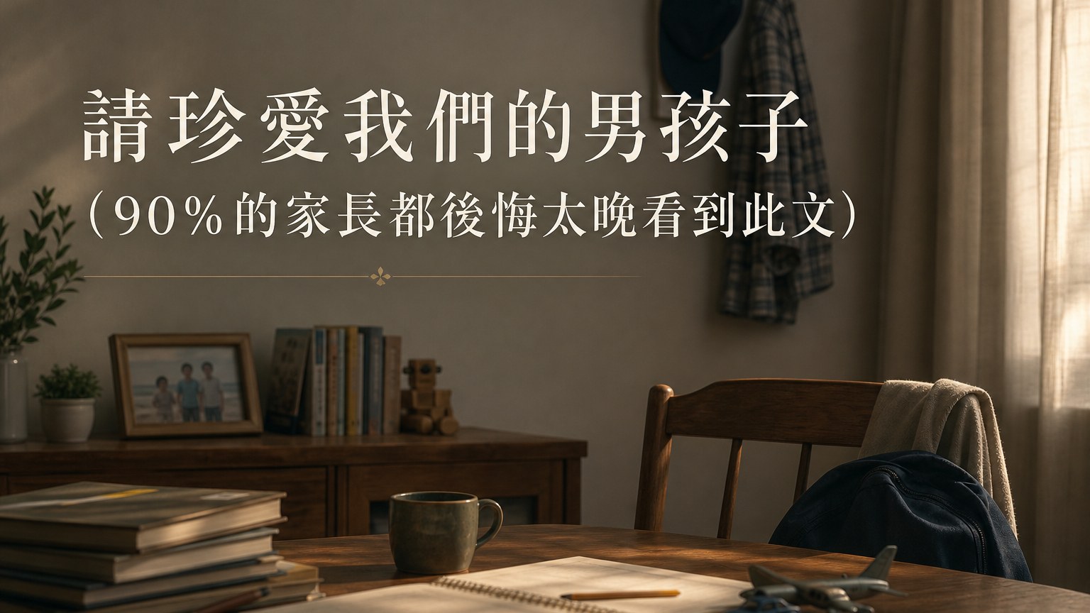 請珍愛我們的男孩子 （90%的家長都後悔太晚看到此文）