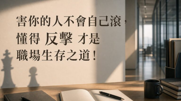 害你的人不會自己滾，懂得 反擊 才是職場生存之道！