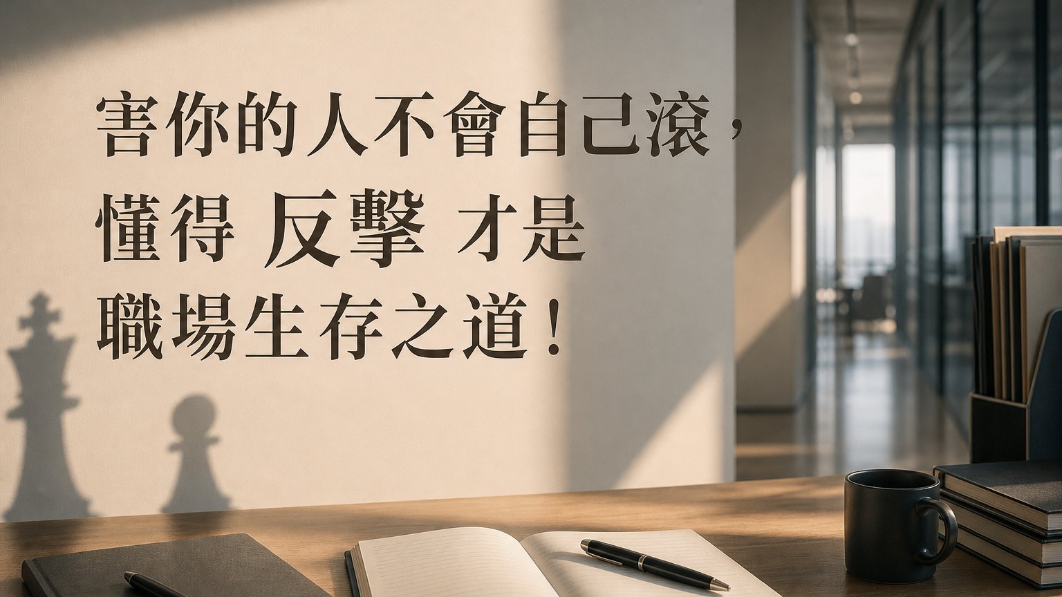 害你的人不會自己滾，懂得 反擊 才是職場生存之道！