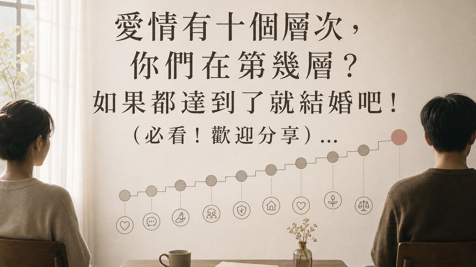 愛情有十個層次，你們在第幾層？如果都達到了就結婚吧！（必看！歡迎分享） …