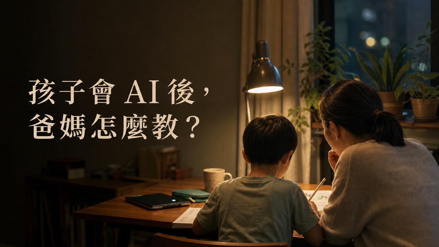 當家長越來越不容易…小孩會AI後「懂得不再比他多」 身為爸媽的她好焦慮：該如何教育我的孩子