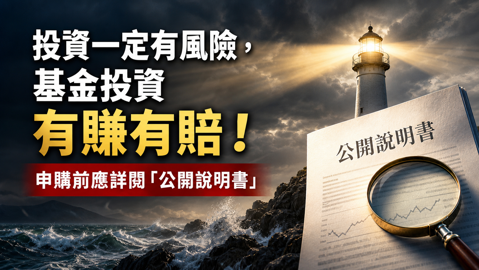 投資一定有風險，基金投資有賺有賠！申購前應詳閱「公開說明書」