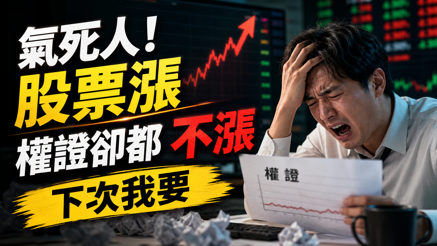 氣死人！股票漲，權證卻都不漲 ~ 原來，是我挑錯了！