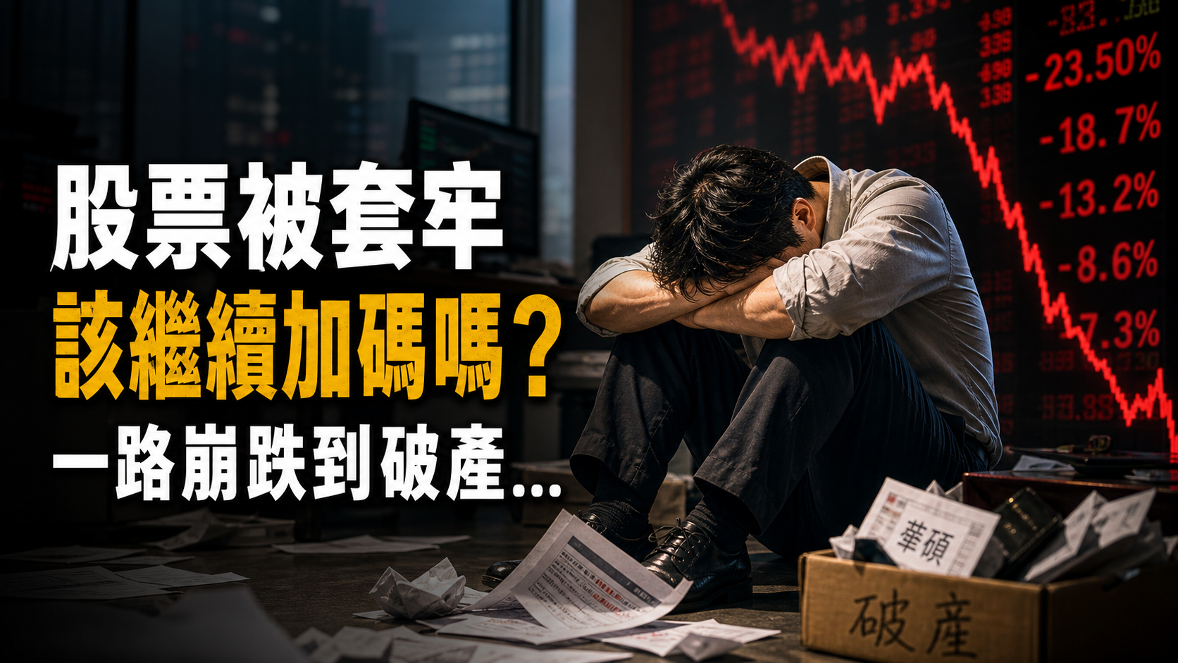 股票被套牢 該繼續加碼嗎？他曾重壓華碩，一路崩跌到破產… 專家：寧可賠錢，也別賠上時間啊！