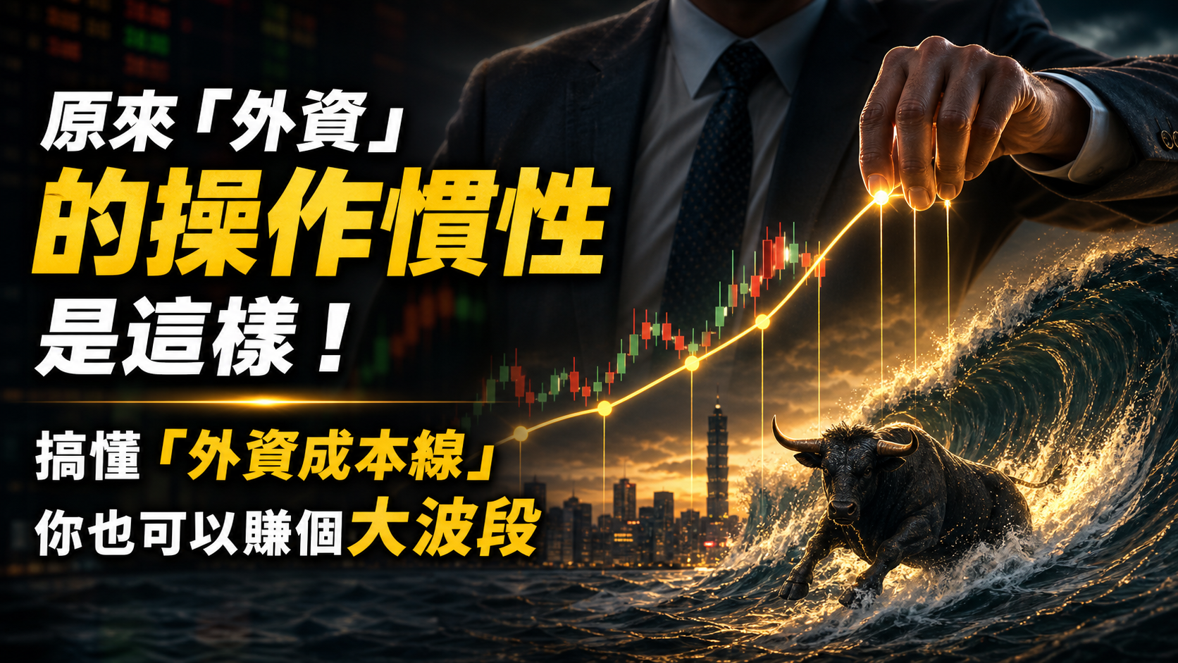原來「外資」的操作慣性是這樣！搞懂「外資成本線」，你也可以賺個大波段