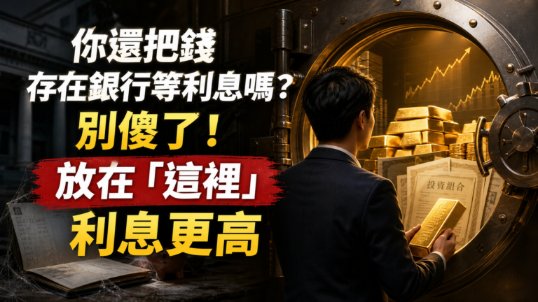 你還把錢存在銀行等利息嗎？別傻了！讓專家告訴你：放在「這裡」比銀行更安全利息更高