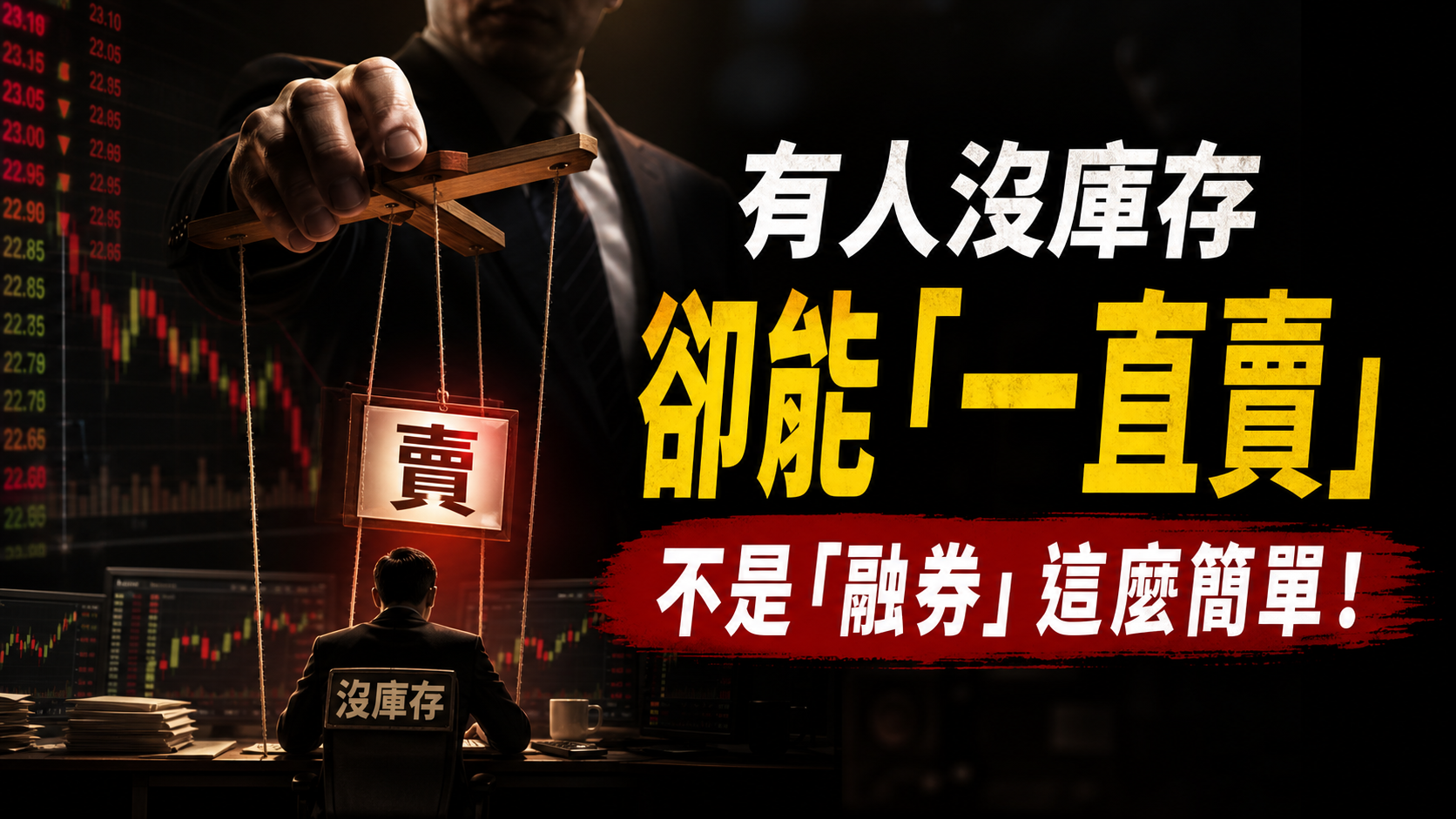 如果 1 檔股票，有人沒庫存，卻能「一直賣」，小心 不是「融券」這麼簡單！原因是這 6 點
