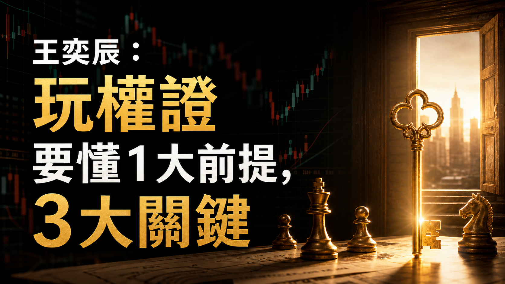 王奕辰：「玩權證要懂1大前提，3大關鍵」