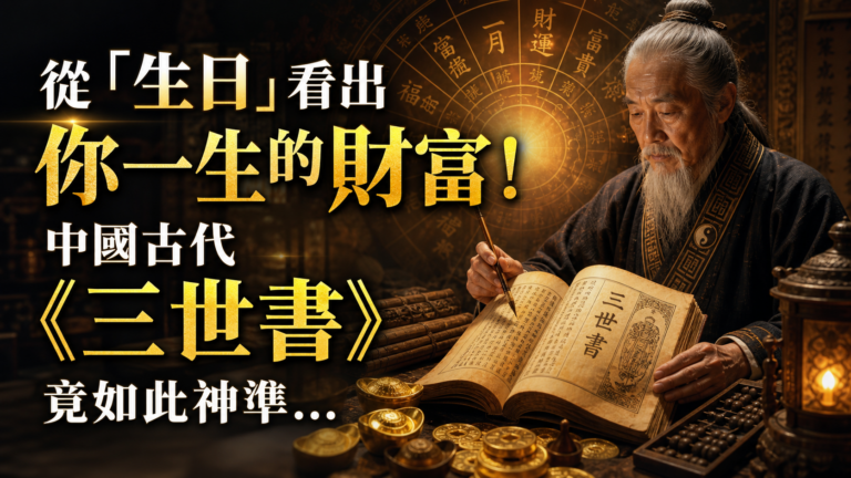從「生日」看出你一生的財富！中國古代 流傳至今的《三世書》，竟如此神準…