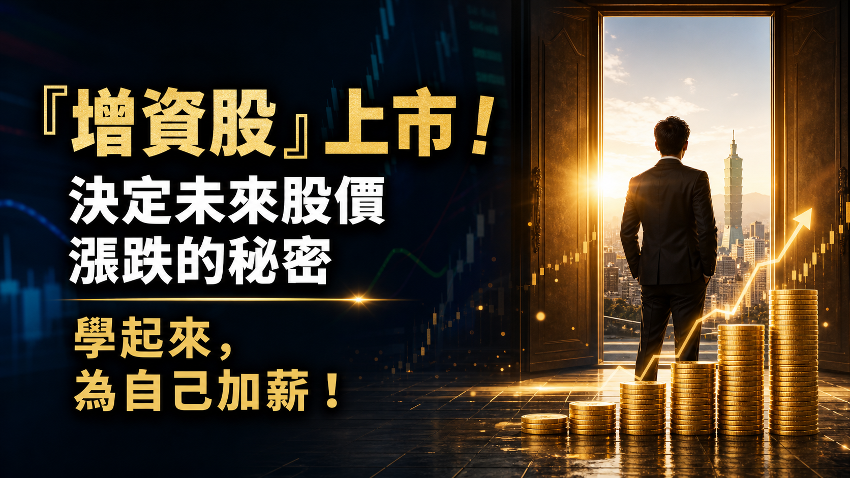 『增資股』上市！決定未來股價漲跌的秘密，就是_______ 學起來，為自己加薪！