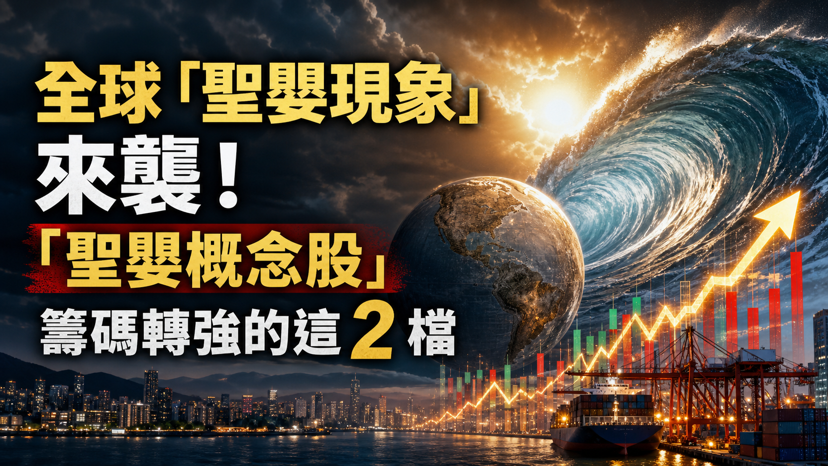 全球「聖嬰現象」來襲！「聖嬰概念股」的機會來了，尤其是籌碼轉強的這 2 檔