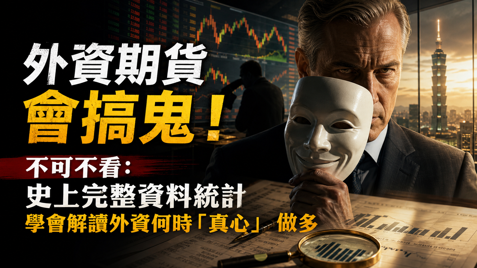 外資期貨會搞鬼！不可不看：史上完整資料統計，學會解讀外資何時「真心」做多