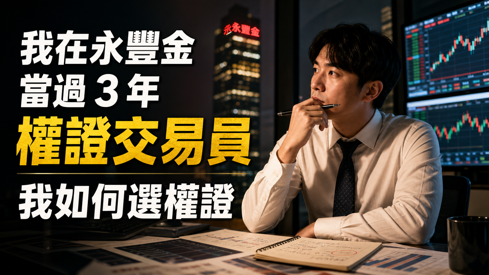 我在永豐金當過 3 年權證交易員，跟您分享：我如何選權證