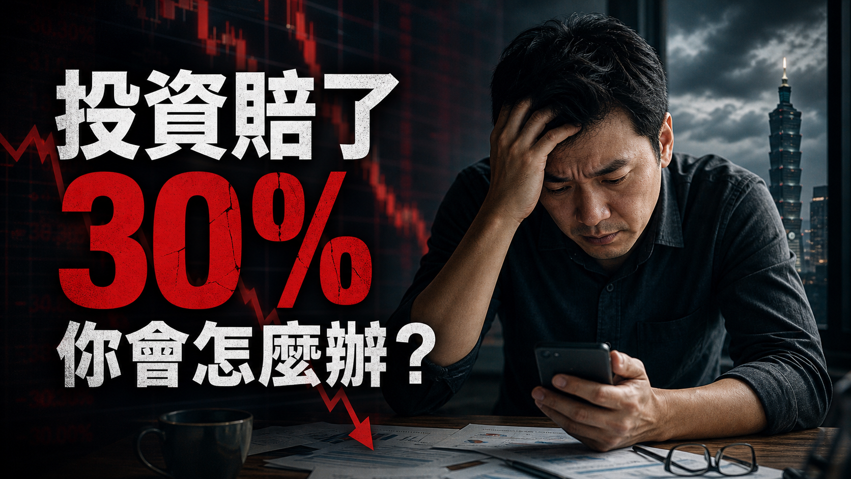 投資賠了 30% 你會怎麼辦？