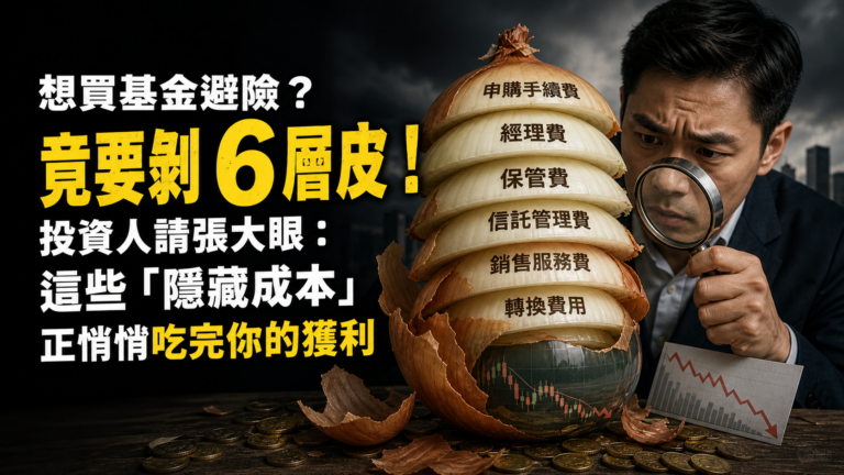 想買基金避險？竟要剝 6 層皮！投資人請張大眼：這些「隱藏成本」正悄悄吃完你的獲利