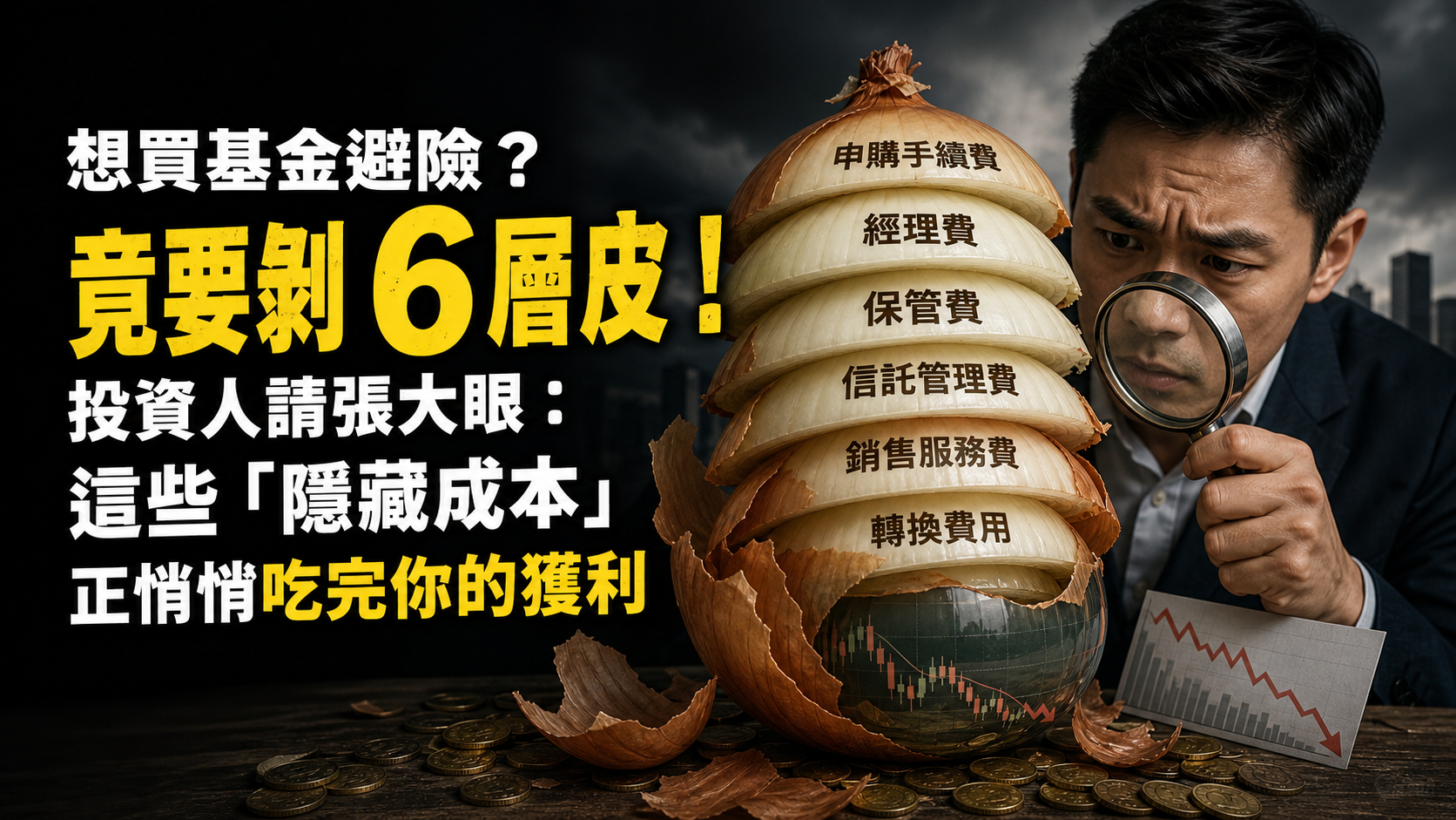 想買基金避險？竟要剝 6 層皮！投資人請張大眼：這些「隱藏成本」正悄悄吃完你的獲利