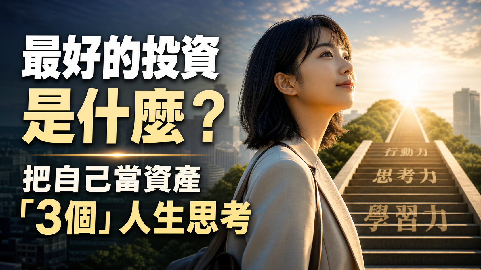 最好的投資是什麼？想擁有好命人生…吳淡如勉勵年輕人：把自己當資產「3個」人生思考