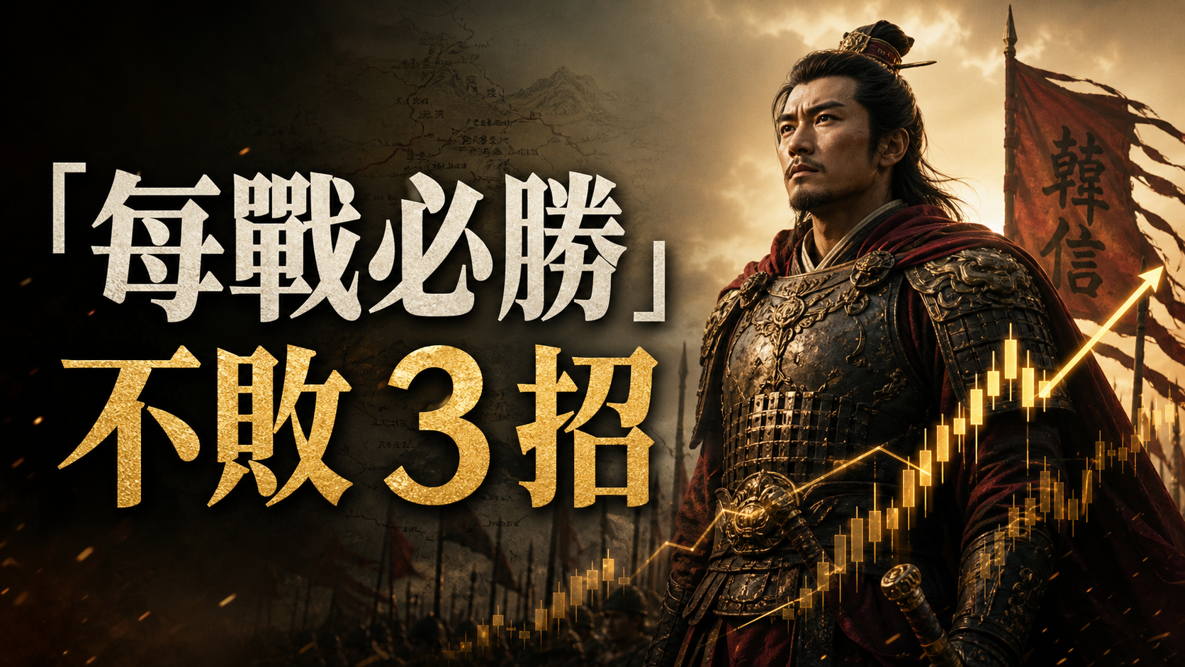 韓信是楚漢時代「每戰必勝」的傳奇戰神！我從他的兵法，悟出做投資的「不敗 3 招」