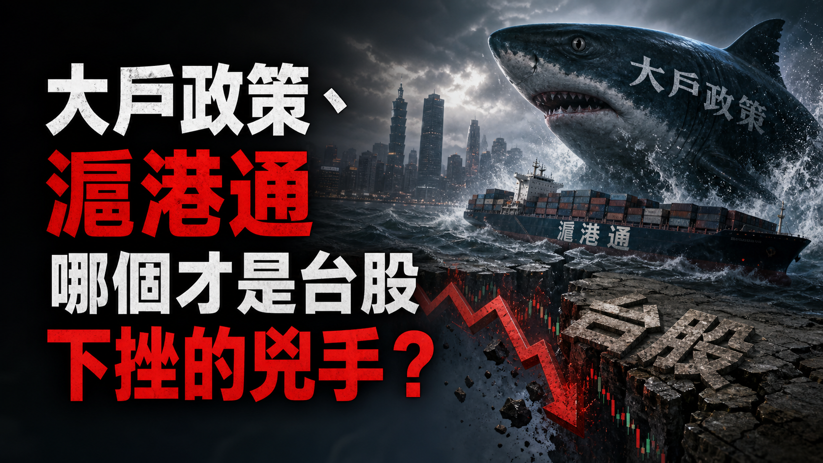 股魚解析：大戶政策、 滬港通 哪個才是台股下挫的兇手？