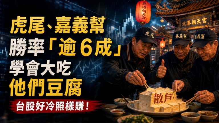 虎尾、嘉義幫 靠這招 勝率「逾 6 成」，學會大吃他們豆腐，台股好冷照樣賺！