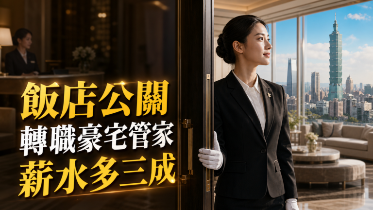 飯店公關轉職豪宅管家 跳出舒適圈薪水多三成