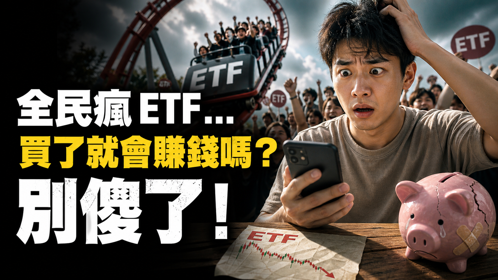 全民瘋 ETF … 但你真的以為，買了就會賺錢嗎？別傻了！