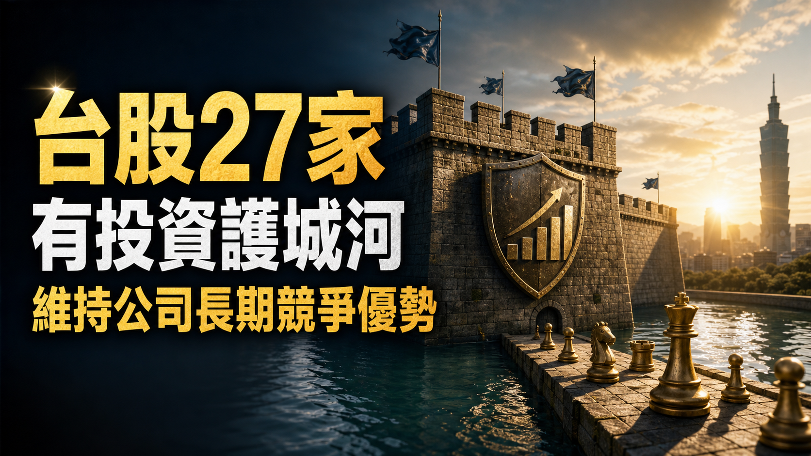台股27家 有投資護城河的股票－(上) 維持公司長期競爭優勢