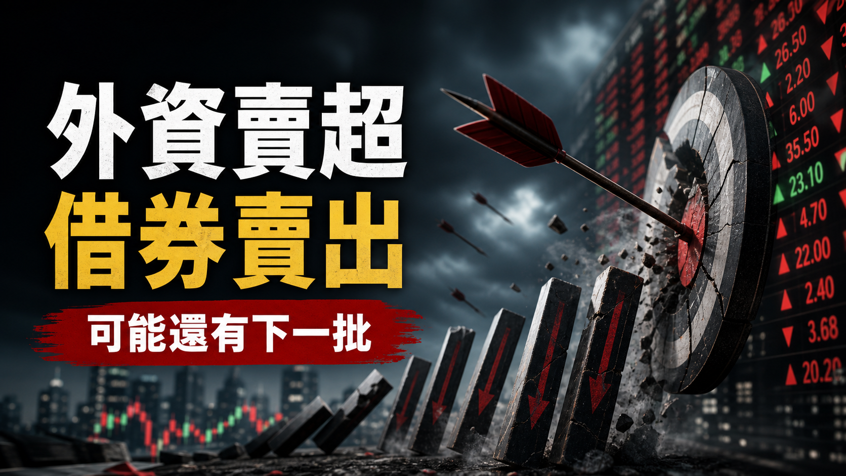 「外資賣超」加「借券賣出」，已有不少個股中箭落馬。擔心的是可能還有下一批