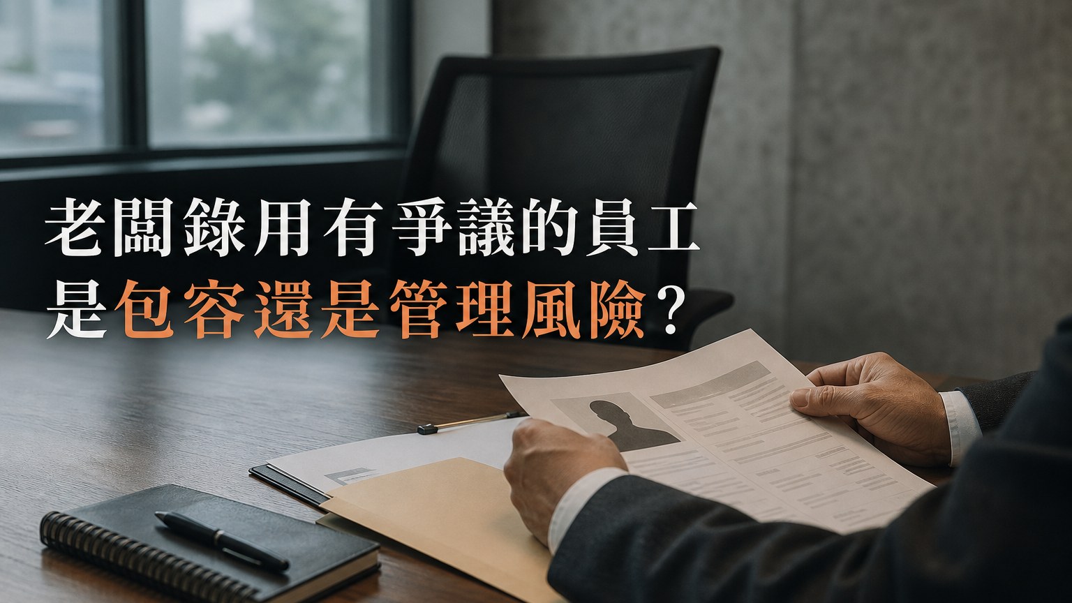 老闆錄用有爭議的員工，是包容還是管理風險？