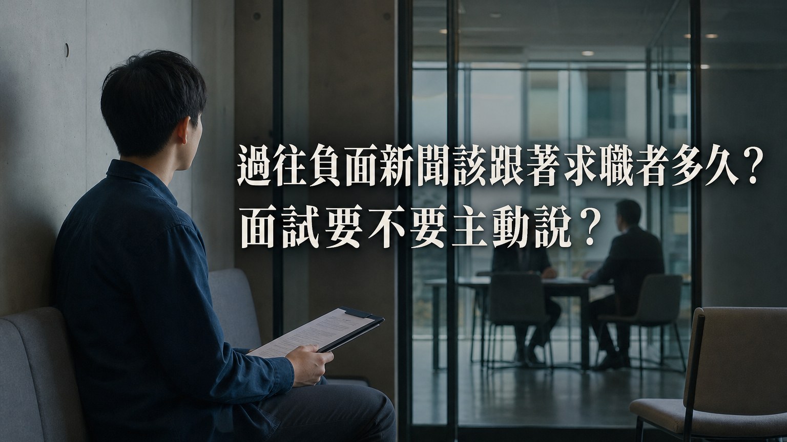 過往負面新聞該跟著求職者多久？面試要不要主動說？