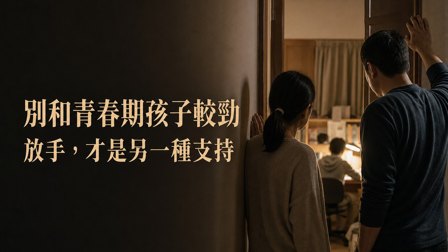 和青春期的孩子較勁，等於是毀了他的 後半輩子！