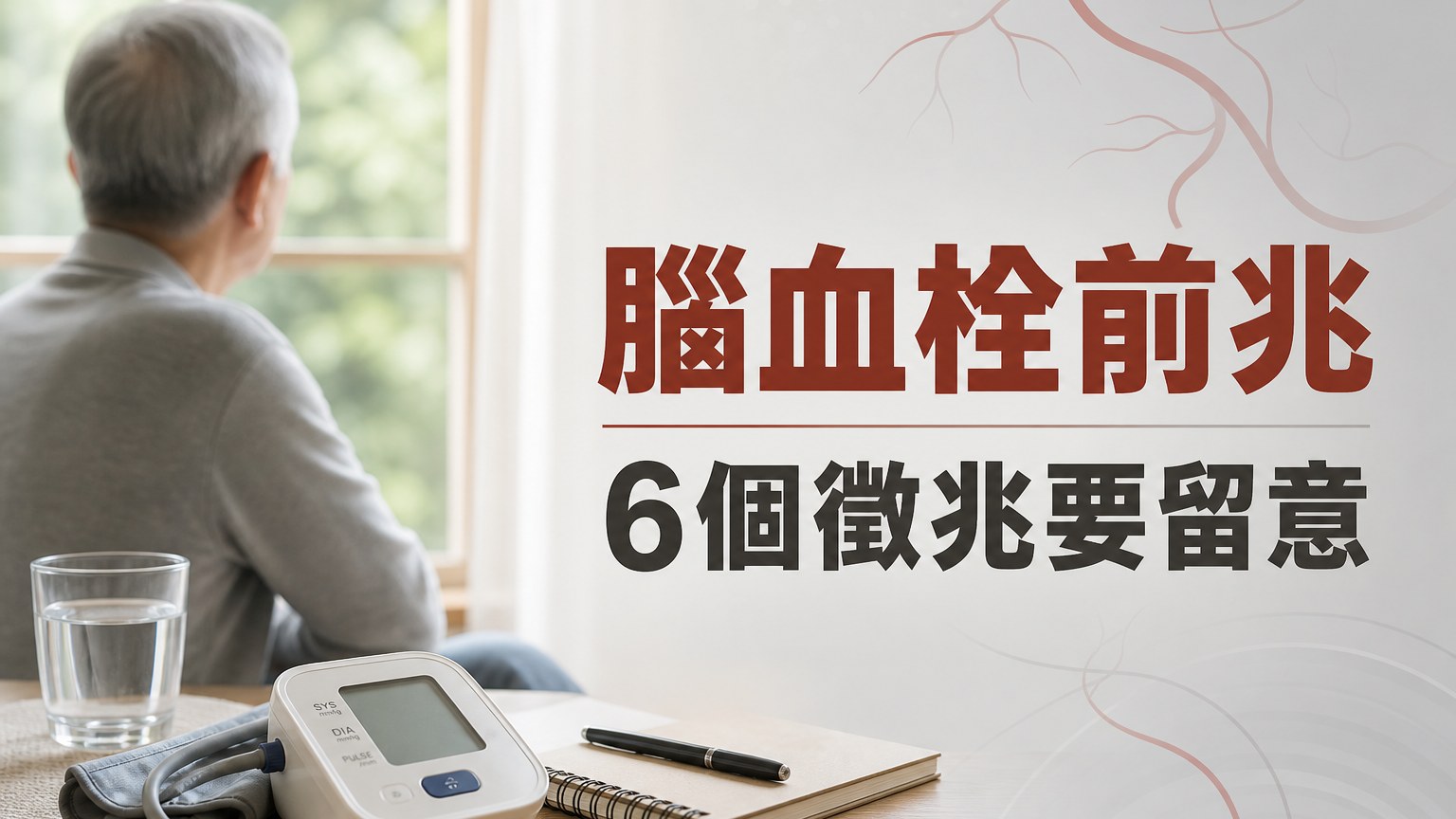腦血栓發生前，一定會出現這６個徵兆！為了家人，看一眼！把握關鍵救命時刻…