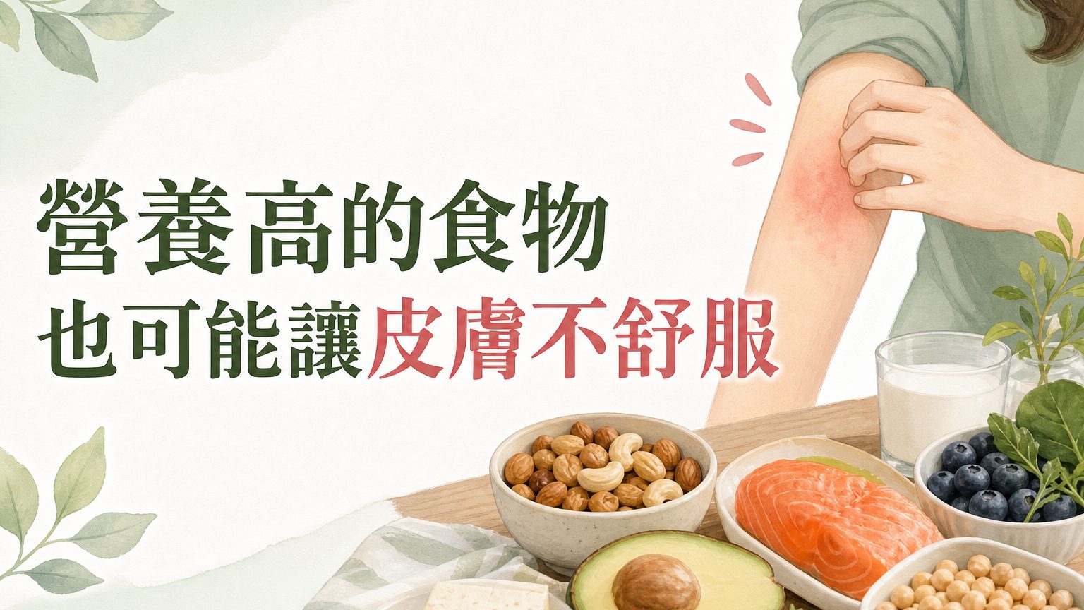 這些食物 降膽固醇、穩血糖，出了名的營養價值高！但小心，皮膚紅癢，濕疹難治，全是因為它們