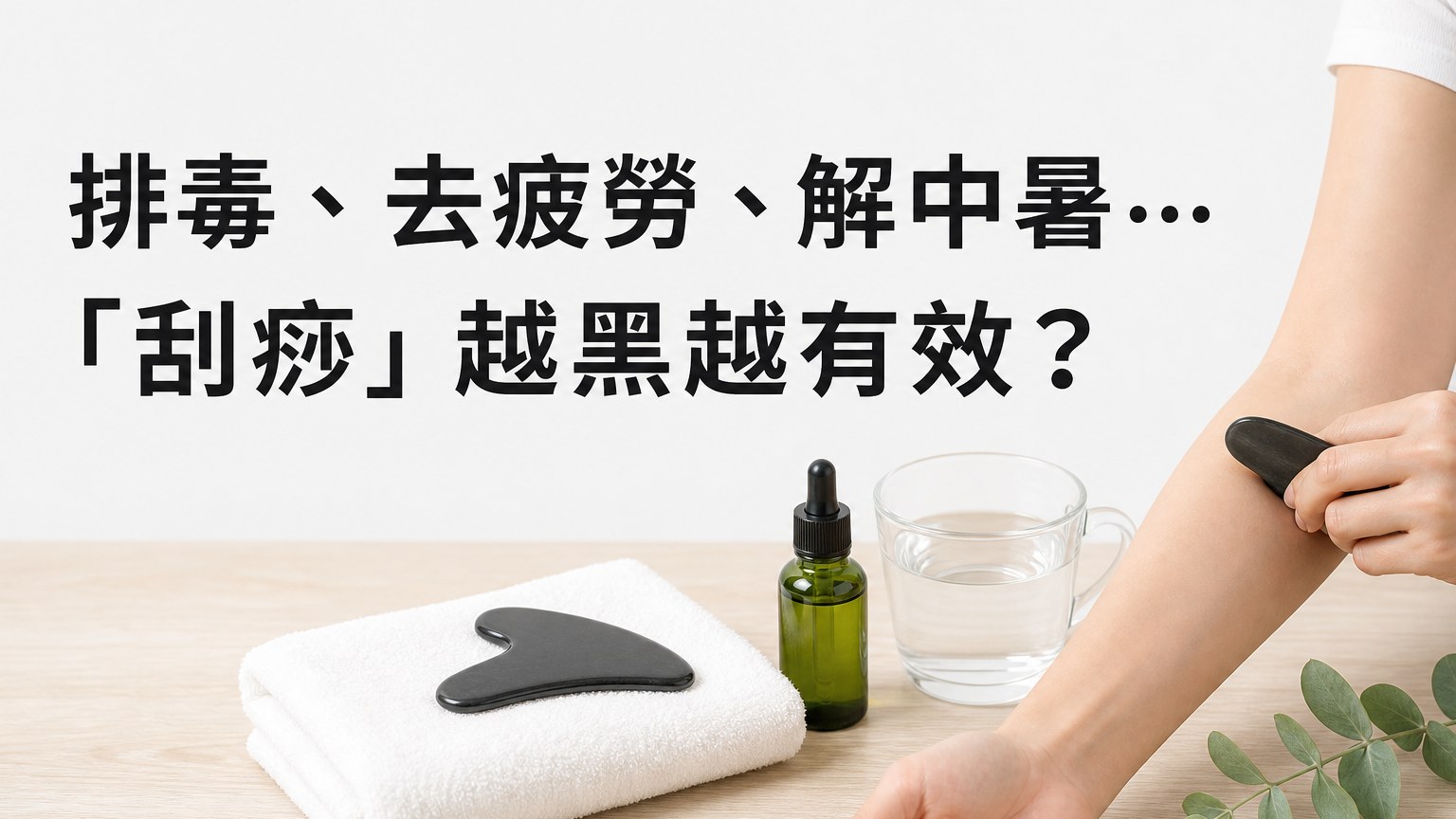 排毒、去疲勞、解中暑…「刮痧」越黑越有效？到底刮痧該怎麼刮？什麼人不能刮？都幫你整理好了！