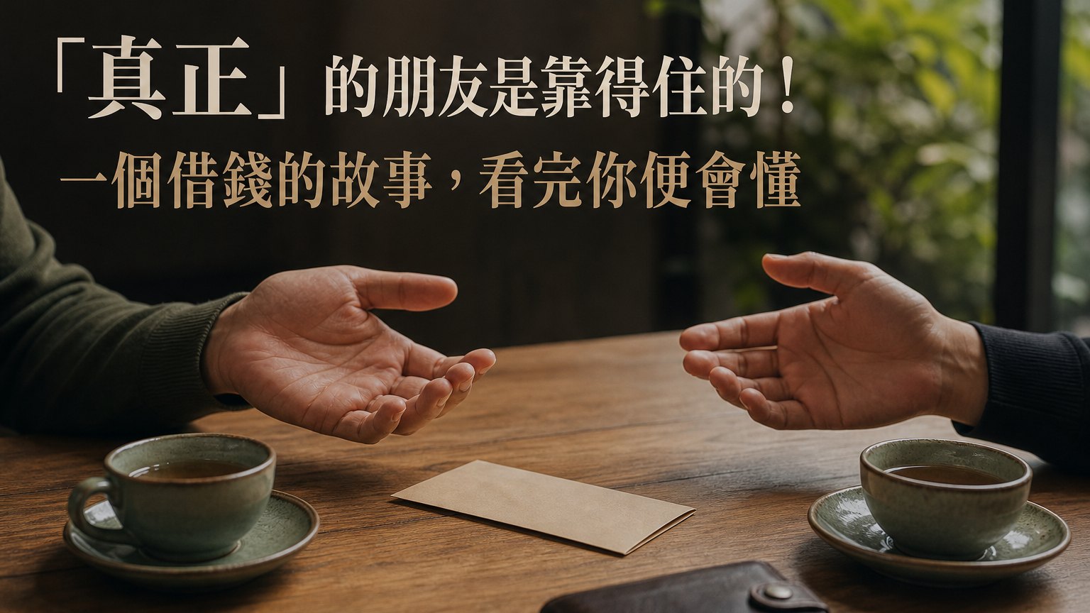「真正」的朋友是靠得住的！一個借錢的故事，看完你便會懂，哪些朋友是值得你珍惜的！